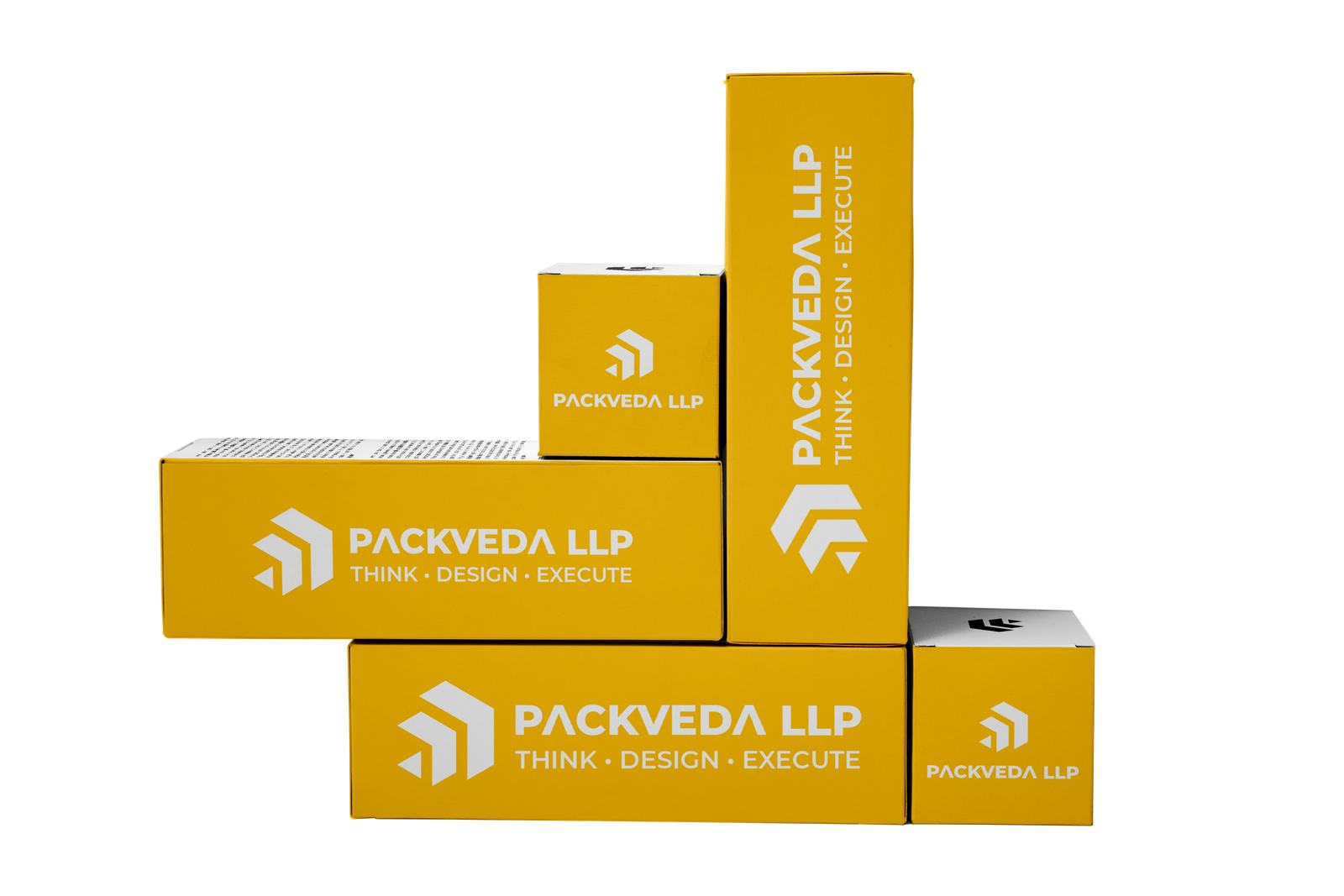 Stacked Packaging Boxes